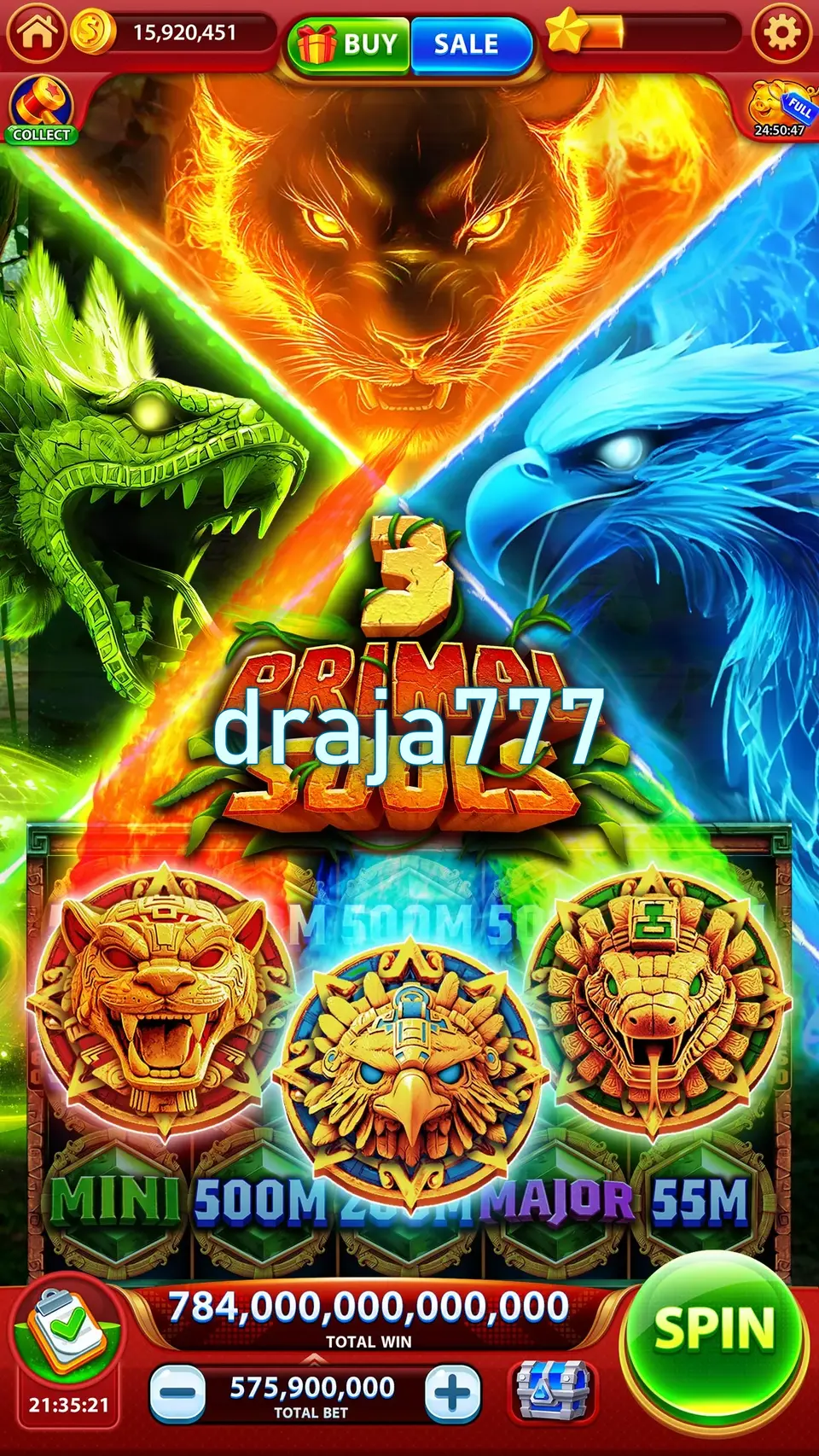 draja777 Masuk